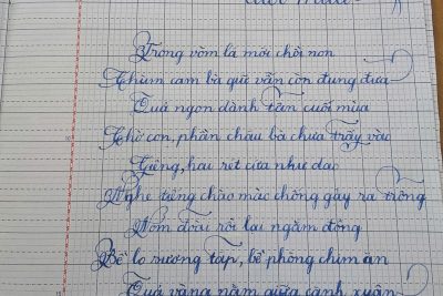 Giao lưu chữ viết đẹp cấp trường năm học 2025 – 2026